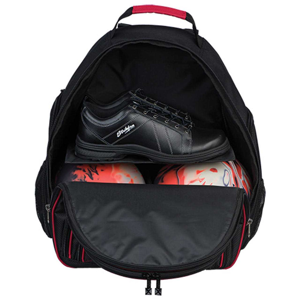 Bowling Backpack Black Red k7m