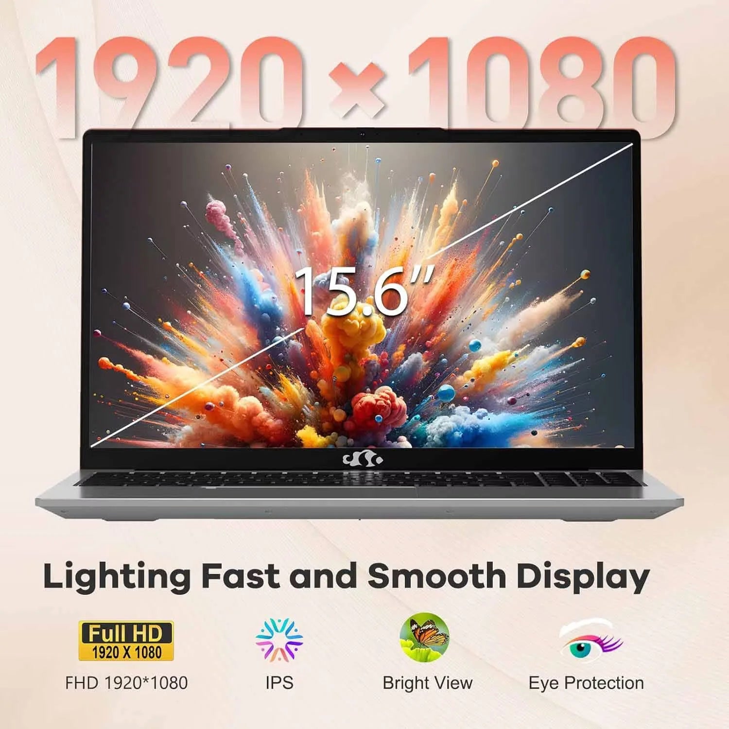 15.6" FHD Gaming Laptop, 16GB DDR5 RAM 1TB SSD, Backlit Keyboard Win 11 k7